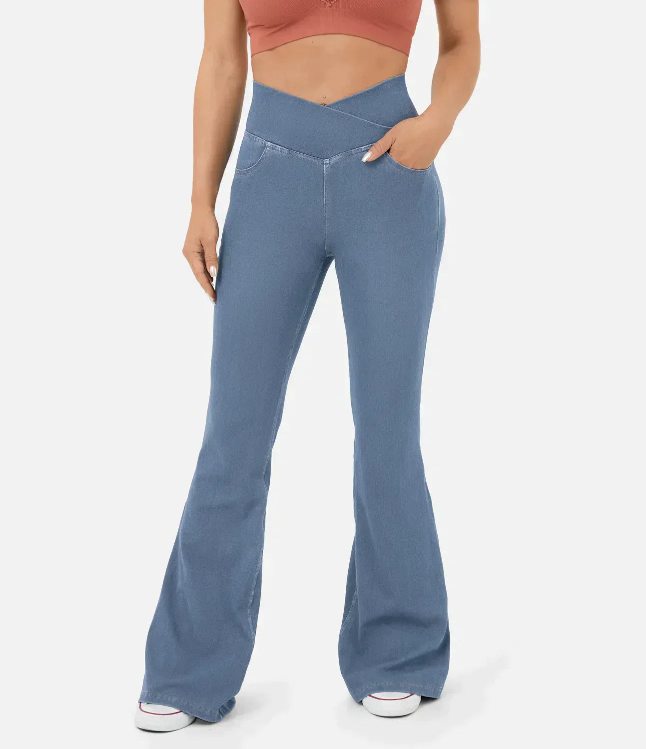 Lisa™ | RetroFlare Stretch Spijker Jeans