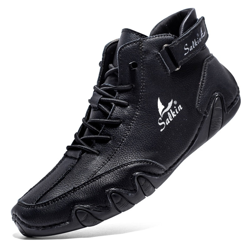 Salkin™ | Comfortabele Antislip Blotevoetschoen van Leer (unisex)