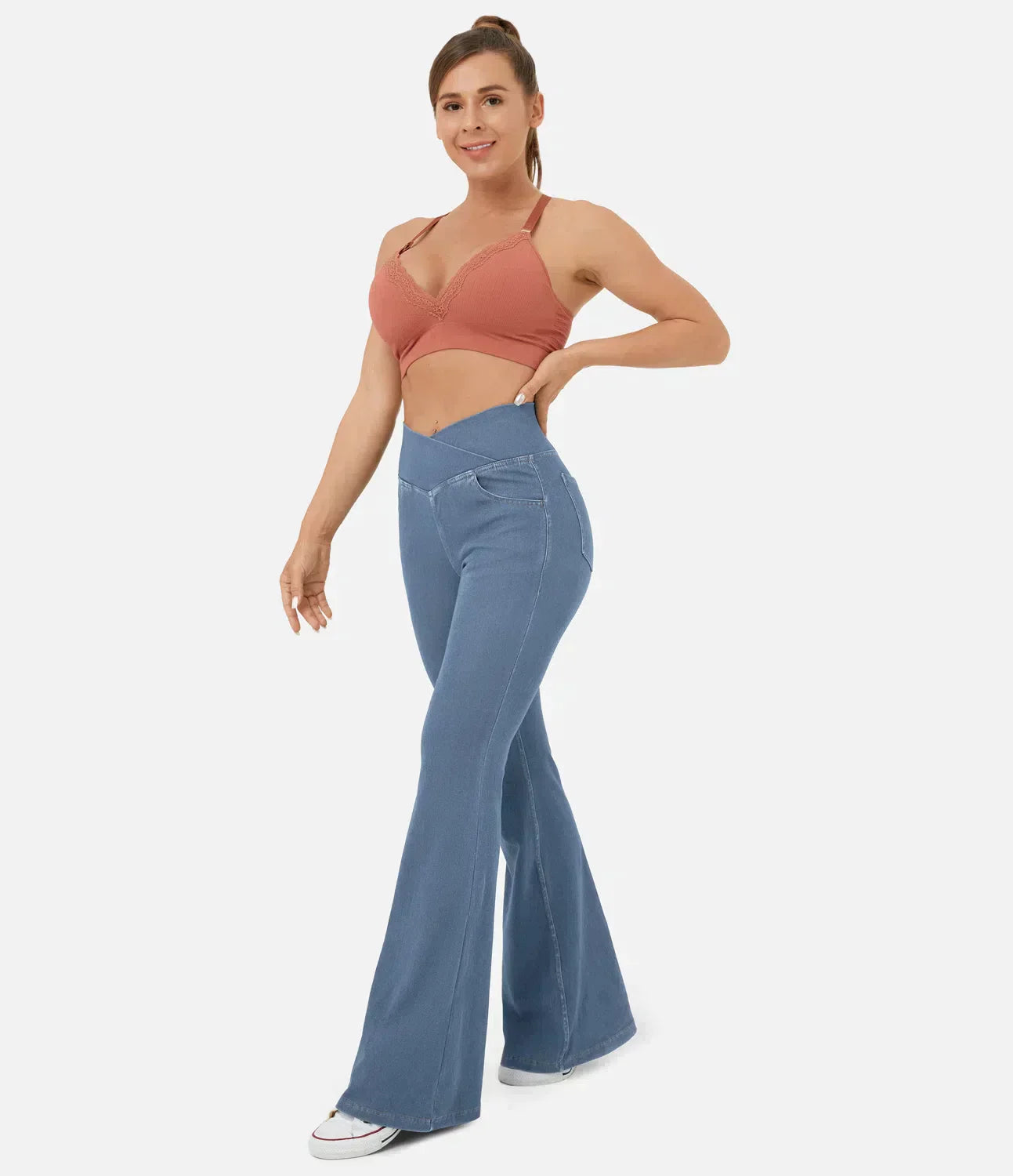 Lisa™ | RetroFlare Stretch Spijker Jeans