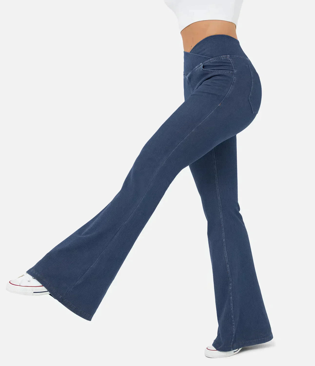 Lisa™ | RetroFlare Stretch Spijker Jeans