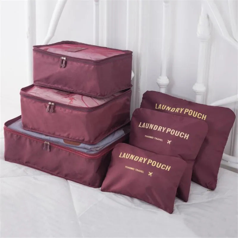 6 STUKS Reis Opbergtas Multifunctionele Organizer