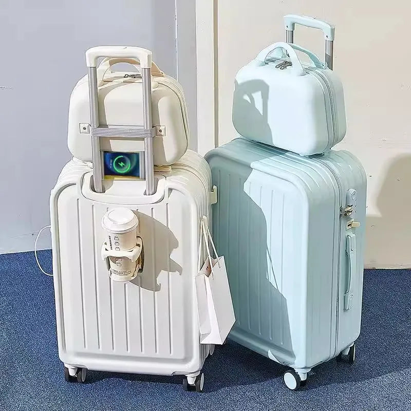 Luxe Koffer + Hand bagage - USB lader
