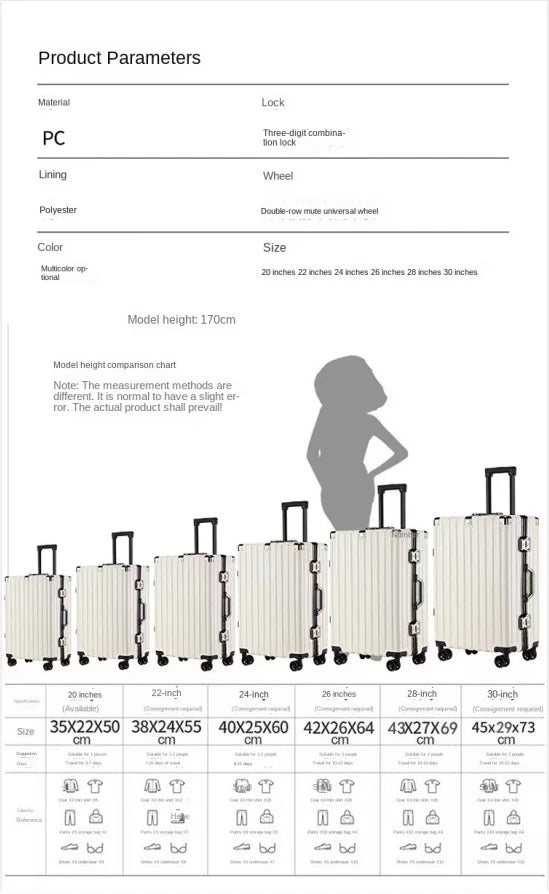 Koffer -luxe met tas houder