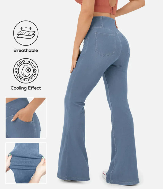 Lisa™ | RetroFlare Stretch Spijker Jeans